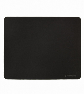 Mouse Pad Gembird MP-S-BK, 210 x 180mm, Cloth mouse pad with rubber anti-skid bottom, Black