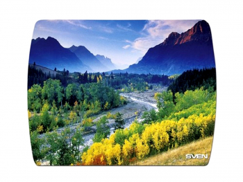 Mouse Pad SVEN UA, 230 × 180 × 2.35mm, 100% Polyester + polyurethane, Picture