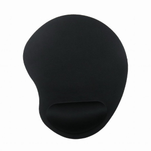 Mouse Pad Gembird MP-ERGO-01, 240 × 200 × 4mm, Cloth, Gel wrist support, Black