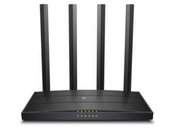 TP-LINK Archer C6U AC1200 Dual-Band Wi-Fi Router SPEED: 300 Mbps at 2.4 GHz + 867 Mbps at 5 GHz SPEC: 4? Antennas