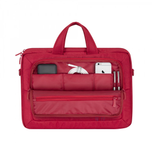 16"/15" NB bag - RivaCase 7530 Canvas Red Laptop, Fits devices