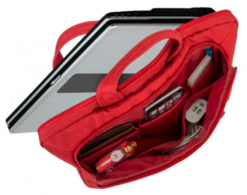 16"/15" NB bag - RivaCase 7530 Canvas Red Laptop, Fits devices