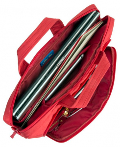 16"/15" NB bag - RivaCase 7530 Canvas Red Laptop, Fits devices