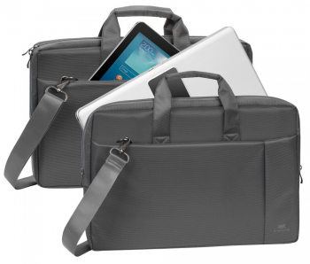 NB bag Rivacase 8251, for Laptop 17.3" & City Bags, Grey