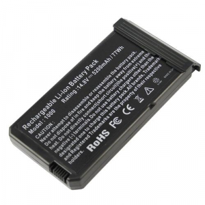 Battery Dell Inspiron 1000 1200 2200 Latitude 110L M5701 T5443 W5543 P5413 G9817 K9343 14.8V 5200mAh Black OEM
