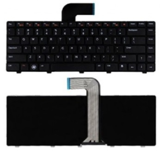 Keyboard Dell Inspiron N4110 N4120 N4050 M4110 M4040 N5040 N5050 3520 3550 5420 5520 7420 7520 XPS L501 L502 Vostro V131 3330 3450 3460 3550 3555 3560 3350 1440 1450 1540 1550 2420 2520 ENG/RU Black