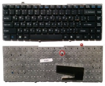 Keyboard Sony VPCEB w/frame ENG/RU Black