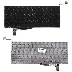 Keyboard Apple Macbook Pro 15\ A1286 (2008) w/o frame \ENTER\-small ENG/RU Black