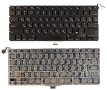 Keyboard Apple MacBook Air 13\ A1237 A1304  w/o frame \ENTER\-big ENG/RU Black