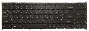 Keyboard Acer Aspire 3 A315-23 A315-34 Swift  SF315-41 SF315-51 SF315-52 SF315-54 w/o frame ENG/RU Black Original