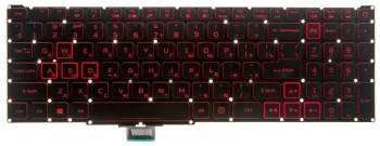 Keyboard Acer Nitro 5 AN515-54 AN515-43 AN517-51 AN715-51 w/o frame w/Backlit ENG/RU Black