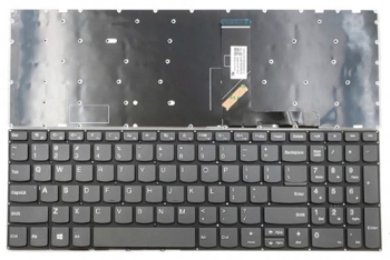 Keyboard Lenovo IdeaPad S340-14 series w/Backlit  w/o frame ENG/RU Gray Original