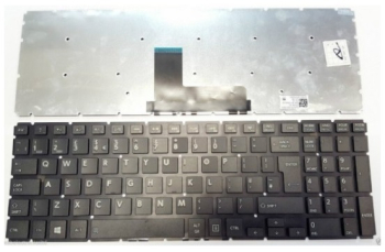 Keyboard Toshiba Satellite L55-B L55D-B L55T-B L50-B L50D-B L50T-B L50-C S50-B S50T-B S50DT-B S50D-B S55-B S55T-B w/o frame \ENTER\-big ENG/RU Black