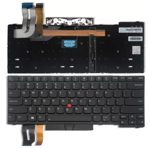 Keyboard Lenovo ThinkPad E480 L480 T480S w/trackpoint w/Backlit  ENG/RU Black