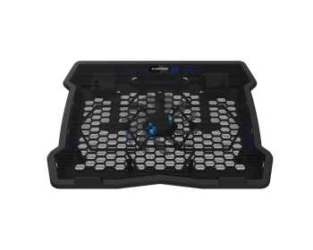 Notebook Cooling Pad Canyon HNS02, up to 15.6', 1x125mm, LED backligh, Adjustable height, 2xUSB 2.0