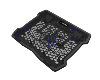 Notebook Cooling Pad Canyon HNS02, up to 15.6', 1x125mm, LED backligh, Adjustable height, 2xUSB 2.0