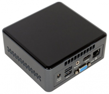 Mini PC Intel NUC Barebone BOXNUC6CAYH (Celeron J3455 up 2.3GHz, 2xSO-DIMM DDR3, 1xM.2, 1x2.5" SATA)