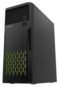 Case ATX 500W Sohoo 2810BG, 2xUSB2.0, Black-Green, ATX-500W-12cm 