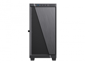 Case mATX GAMEMAX M61, w/o PSU,1x120mm, 1xUSB3.0,1xType-C, TG, Sound Dampening, Black