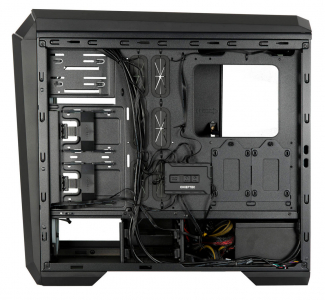 Case ATX Chieftec STALLION II, w/o PSU, 2xUSB3.0, 4x120mm RGB, Fan Controller, 2xTempered Glas,Black