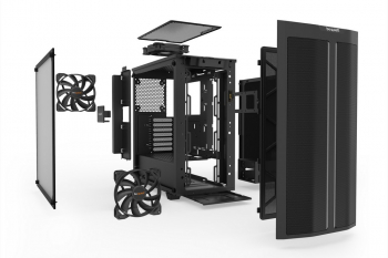 Case ATX be quiet! Pure Base 500DX, w/o PSU, 3x140mm, 1xUSB 3.2, 1xType C, TG, ARGB LED, Black