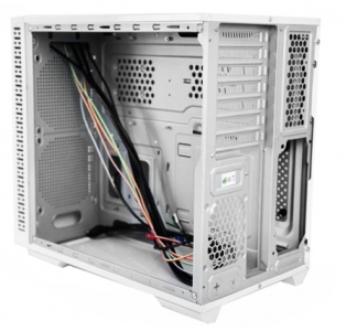 Case ATX Chieftec UK-02W-OP, w/o PSU, 2xUSB3.0, 1xUSB Type C, Dust filter, White