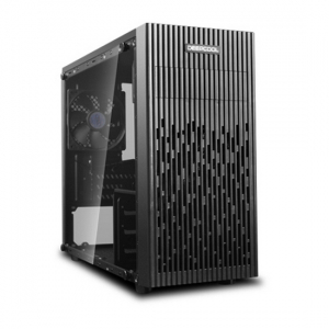 Case mATX Deepcool MATREXX 30, w/o PSU, 1x120mm, Tempered Glass, USB3.0, Black