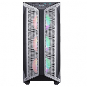 Case ATX GAMEMAX Brufen C1, w/o PSU, 4x120mm ARGB fans, PWM Hub,Tempered Glass, USB3.0, Black