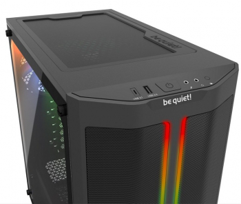 Case ATX be quiet! Pure Base 500DX, w/o PSU, 3x140mm, 1xUSB 3.2, 1xType C, TG, ARGB LED, Black