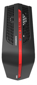 Case mATX GAMEMAX Centauri, w/o PSU, 1x120mm, Red LED, USB3.0, Side Window, Black/Red