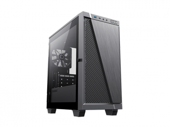 Case mATX GAMEMAX M61, w/o PSU,1x120mm, 1xUSB3.0,1xType-C, TG, Sound Dampening, Black