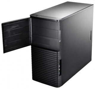Case mATX Deepcool WAVE V2, w/o PSU, 0.5 mm-thick panels, Cable Management, USB 3.0, Black