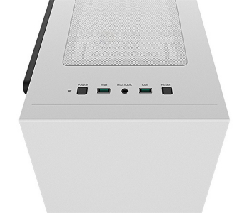 Case mATX Deepcool MACUBE 110, w/o PSU, 1x120mm,Tempered Glass,Magnetic Side Panels, 2xUSB3.0, White