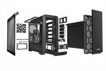 Case ATX be quiet! Silent Base 601, w/o PSU, 2x140mm, 1xUSB 2.0, 2xUSB 3.2, Window, Black