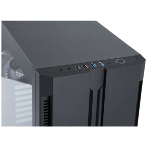 Case ATX Chieftec Chieftronic G1, w/o PSU, 1x120mm, RGB,RGB Hub, ARGB LED strip,Tempered Gass, Black