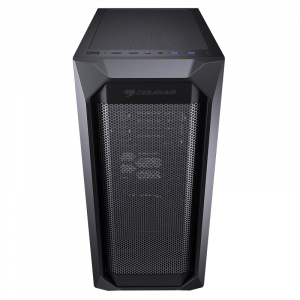 Case ATX Cougar MX410 Mesh-G, w/o PSU, 1x120mm, Mesh front panel, USB 3.0, Tempered Glass, Black