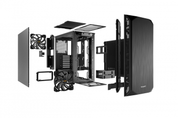 Case ATX be quiet! Pure Base 500, w/o PSU, 2x140mm, 2xUSB 3.2, PSU shroud, Black