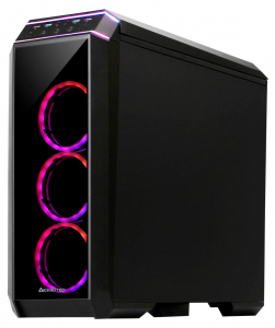 Case ATX Chieftec STALLION II, w/o PSU, 2xUSB3.0, 4x120mm RGB, Fan Controller, 2xTempered Glas,Black