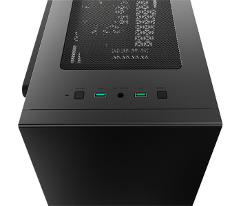 Case mATX Deepcool MACUBE 110, w/o PSU, 1x120mm,Tempered Glass,Magnetic Side Panels, 2xUSB3.0, Black