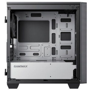 Case mATX GAMEMAX Aero Mini ECO, w/o PSU, 4x120mm, Front Mesh, TG, USB 3.0, Black