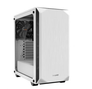 Case ATX be quiet! Pure Base 500, w/o PSU, 2x140mm, 2xUSB 3.2, Window, PSU shroud, White