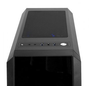 Case ATX Chieftec SCORPION III, w/o PSU, 4x120mm RGB, 2xUSB3.0, 1xUSB2.0, 2xTemperd Glass, Black