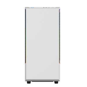 Case ATX GAMEMAX Panda T802, 1x120mm ARGB fan, 3xARGB LED strip, PWM/Rainbow HUB, USB3.0, TG, White