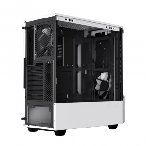 Case ATX GAMEMAX Contac COC, w/o PSU, 1x120 & 1x140mm ARGB fan, TG, 2xUSB 3.0, RGB HUB, White/Grey