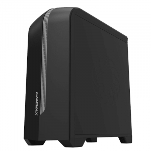 Case mATX GAMEMAX Centauri, w/o PSU, 1x120mm, Blue LED, USB3.0, Side Window, Black/Grey