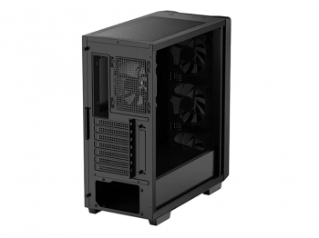 Case ATX Deepcool CC560, w/o PSU, 4x120mm LED fans, Mesh Front, Tempered Glass, USB3.0, Black