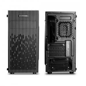 Case mATX Deepcool MATREXX 30, w/o PSU, 1x120mm, Tempered Glass, USB3.0, Black