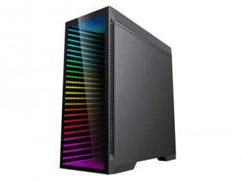 Case ATX GAMEMAX Abyss TR, w/o PSU, 1x120mm, ARGB infinity, 2xUSB3.0, TG, ARGB+PWM Contr, Black 
