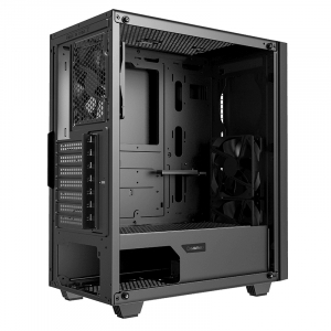 Case ATX GAMEMAX Fortress TG, w/o PSU, 3x120mm fans, PWM Controller, Tempered Glass, USB3.0, Black