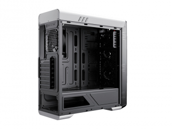 Case ATX GAMEMAX MoonLight FRGB, w/o PSU, 4x120mm FRGB fans, Fan Controller, TP, USB3.0, White